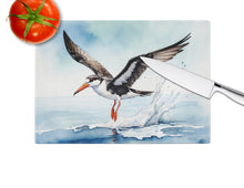 Load image into Gallery viewer, Black Skimmer Glass Cutting Boards – Durable, Decorative Kitchen Art