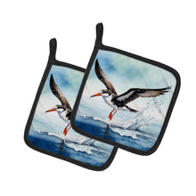 Load image into Gallery viewer, Black Skimmer Pot Holders - Set of 2 Decorative Kitchen Helpers | Made in the USA