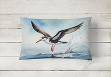 Load image into Gallery viewer, Black Skimmer Throw Pillow