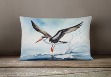 Load image into Gallery viewer, Black Skimmer Throw Pillow