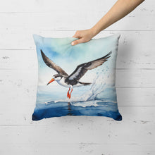 Load image into Gallery viewer, Black Skimmer Throw Pillow