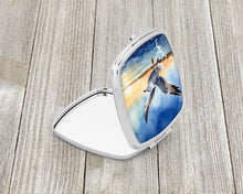 Load image into Gallery viewer, Gull Flying Low Compact Mirror – Stylish Purse Mirror with Artistic Covers