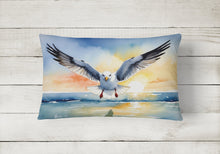 Load image into Gallery viewer, Gull Flying Low Throw Pillow