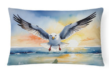 Load image into Gallery viewer, Gull Flying Low Throw Pillow