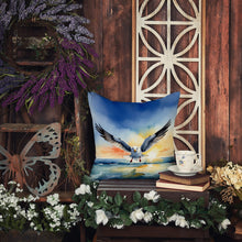 Load image into Gallery viewer, Gull Flying Low Throw Pillow