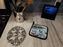Load image into Gallery viewer, Gulls Scavenging Pot Holders - Set of 2 Decorative Kitchen Helpers | Made in the USA