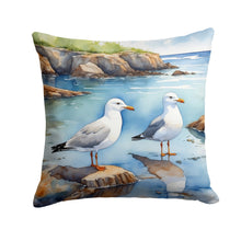 Load image into Gallery viewer, Gulls Scavenging Throw Pillow