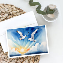 Load image into Gallery viewer, Gulls Soaring High Greeting Cards - Blank Note Cards – 8-Pack of Artist-Designed Cards with Envelopes