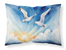 Load image into Gallery viewer, Gulls Soaring High Standard Pillowcase – Artistic Decorative Front, White Back