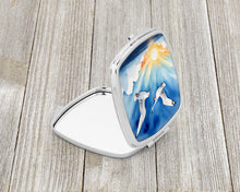 Load image into Gallery viewer, Gulls Soaring High Compact Mirror – Stylish Purse Mirror with Artistic Covers