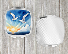 Load image into Gallery viewer, Gulls Soaring High Compact Mirror – Stylish Purse Mirror with Artistic Covers