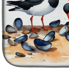 Load image into Gallery viewer, Oystercatchers Feeding Dish Drying Mat
