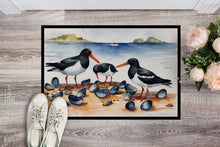 Load image into Gallery viewer, Oystercatchers Feeding Doormat-24x36 Indoor / Outdoor Rug | Made in USA