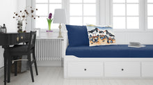 Load image into Gallery viewer, Oystercatchers Feeding Standard Pillowcase – Artistic Decorative Front, White Back