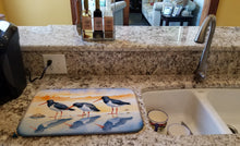 Load image into Gallery viewer, Oystercatchers Foraging Dish Drying Mat