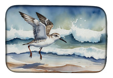 Load image into Gallery viewer, Sanderling Racing the Tide Dish Drying Mat