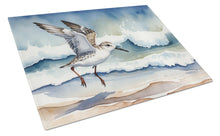 Load image into Gallery viewer, Sanderling Racing the Tide Glass Cutting Boards – Durable, Decorative Kitchen Art