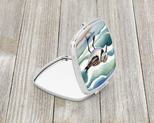 Load image into Gallery viewer, Sanderling Racing the Tide Compact Mirror – Stylish Purse Mirror with Artistic Covers