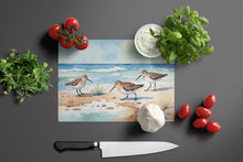 Load image into Gallery viewer, Sandpipers Hunting Glass Cutting Boards – Durable, Decorative Kitchen Art