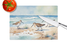 Load image into Gallery viewer, Sandpipers Hunting Glass Cutting Boards – Durable, Decorative Kitchen Art