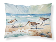 Load image into Gallery viewer, Sandpipers Hunting Standard Pillowcase – Artistic Decorative Front, White Back