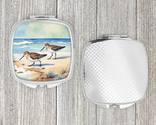 Load image into Gallery viewer, Sandpipers Hunting Compact Mirror – Stylish Purse Mirror with Artistic Covers
