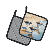 Load image into Gallery viewer, Sandpipers Pot Holders - Set of 2 Decorative Kitchen Helpers | Made in the USA
