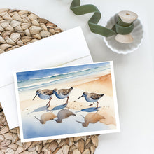 Load image into Gallery viewer, Sandpipers Greeting Cards - Blank Note Cards – 8-Pack of Artist-Designed Cards with Envelopes