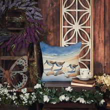 Load image into Gallery viewer, Sandpipers Throw Pillow