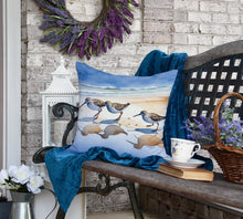 Load image into Gallery viewer, Sandpipers Throw Pillow