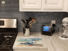 Load image into Gallery viewer, Tern Resting Glass Cutting Boards – Durable, Decorative Kitchen Art
