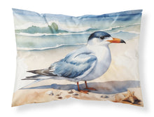 Load image into Gallery viewer, Tern Resting Standard Pillowcase – Artistic Decorative Front, White Back