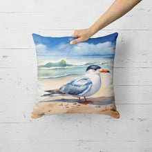 Load image into Gallery viewer, Tern Resting Throw Pillow