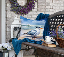 Load image into Gallery viewer, Tern Resting Throw Pillow