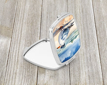 Load image into Gallery viewer, Tern Resting Compact Mirror – Stylish Purse Mirror with Artistic Covers