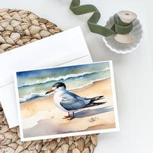 Load image into Gallery viewer, Tern Resting Greeting Cards - Blank Note Cards – 8-Pack of Artist-Designed Cards with Envelopes