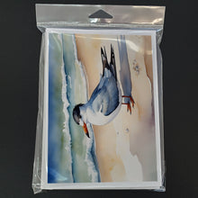 Load image into Gallery viewer, Tern Resting Greeting Cards - Blank Note Cards – 8-Pack of Artist-Designed Cards with Envelopes