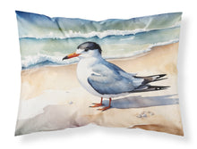 Load image into Gallery viewer, Tern Resting Standard Pillowcase – Artistic Decorative Front, White Back