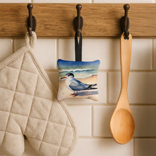 Load image into Gallery viewer, Tern Resting Hanging Square Fabric Ornament 3.5 × 3.5