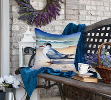 Load image into Gallery viewer, Tern Resting Throw Pillow