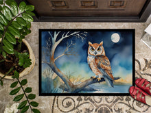 Load image into Gallery viewer, Owl Perched in Coastal Tree Doormat-24x36 Indoor / Outdoor Rug | Made in USA