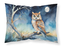 Load image into Gallery viewer, Owl Perched in Coastal Tree Standard Pillowcase – Artistic Decorative Front, White Back