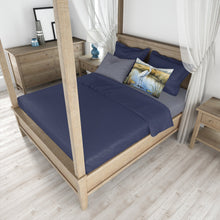 Load image into Gallery viewer, Snowy Egret in Coastal Marshes Standard Pillowcase – Artistic Decorative Front, White Back