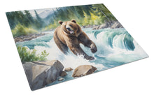 Load image into Gallery viewer, Alaskan Wilderness Grizzly Bear Glass Cutting Boards – Durable, Decorative Kitchen Art