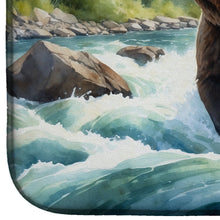 Load image into Gallery viewer, Alaskan Wilderness Grizzly Bear Dish Drying Mat