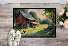 Load image into Gallery viewer, Chicken Coop at Dawn Doormat-24x36 Indoor / Outdoor Rug | Made in USA