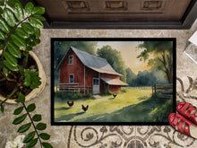 Load image into Gallery viewer, Chicken Coop at Dawn Doormat-24x36 Indoor / Outdoor Rug | Made in USA