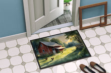 Load image into Gallery viewer, Chicken Coop at Dawn Doormat-24x36 Indoor / Outdoor Rug | Made in USA