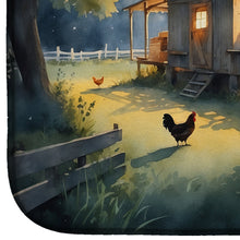 Load image into Gallery viewer, Chicken Coop at Dawn Dish Drying Mat