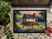 Load image into Gallery viewer, Chicken Coop at Dawn Doormat - 18X27 Indoor / Outdoor Rug | Made in USA